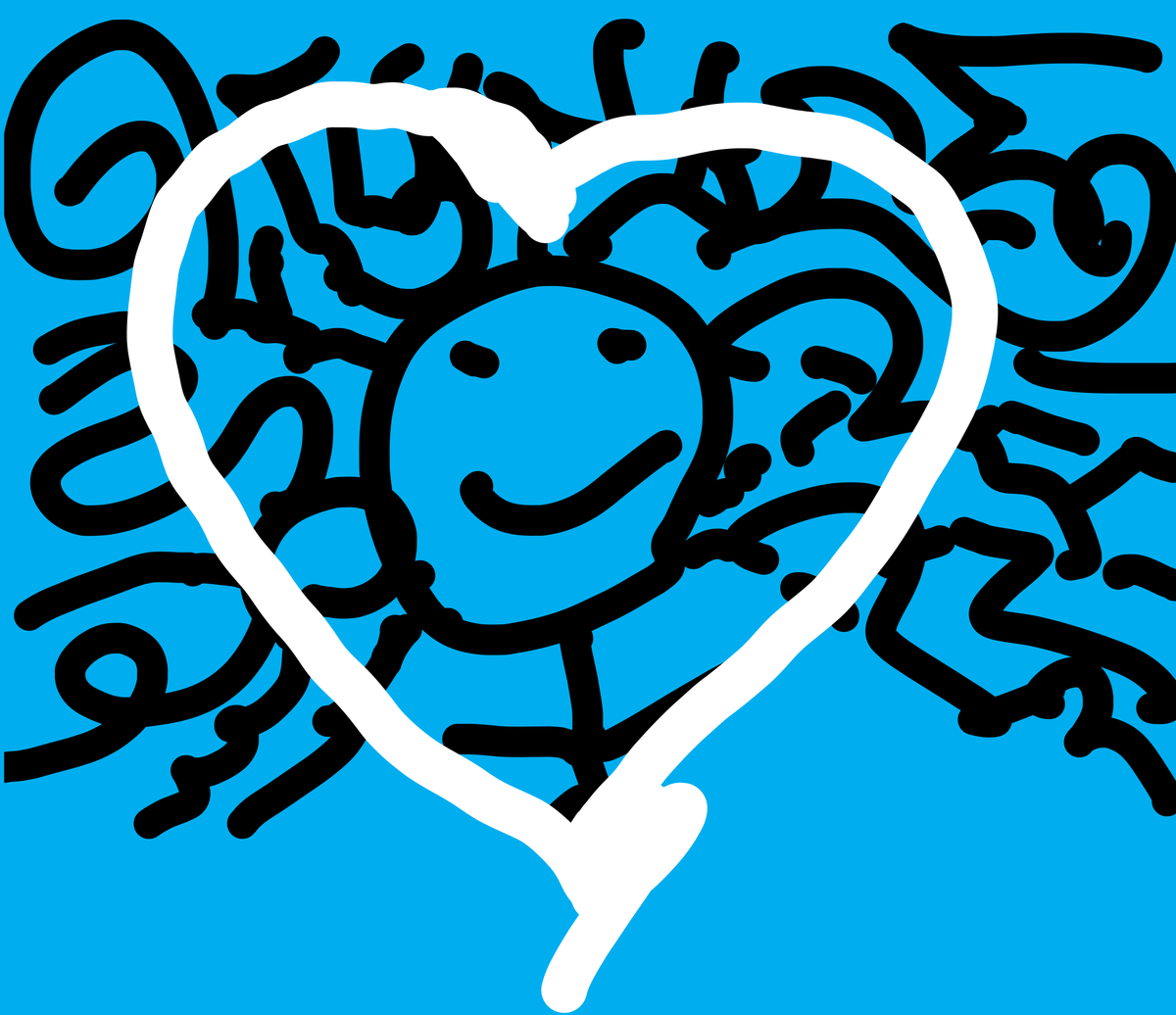 Artist Self Portrait, from the Total Heart Project by Maurice Perdreau