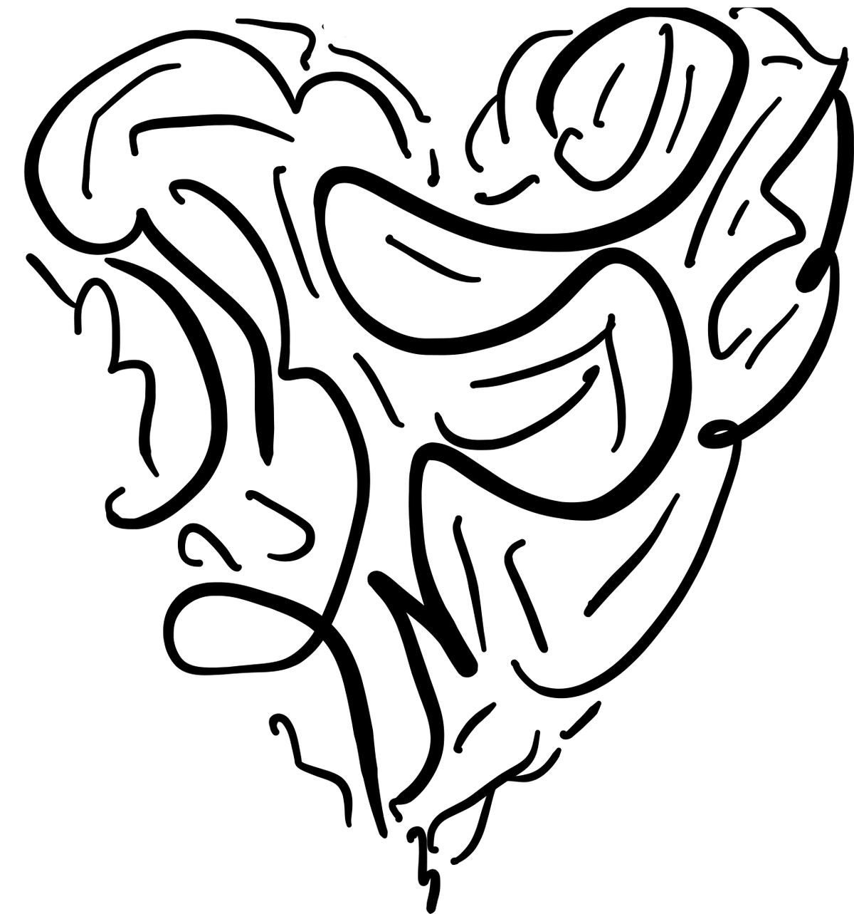 Heart Sketch, from the Total Heart Project by Maurice Perdreau