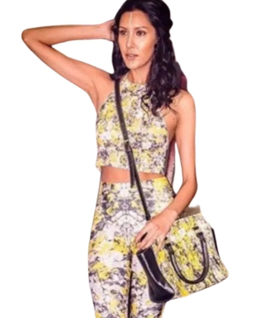 Perdreams Yellow Shoulder Bag